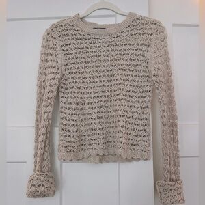 forever 21 crochet sweater